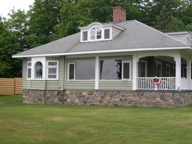 front entrance and porch